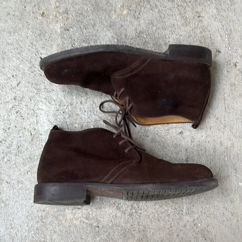 Bally Robik Chukka suede lace ups